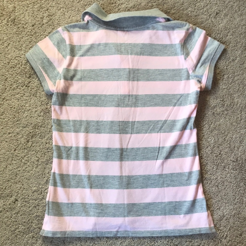 🛍 Girl’s GAP Short Sleeved Striped Polo - Picture 6 of 7